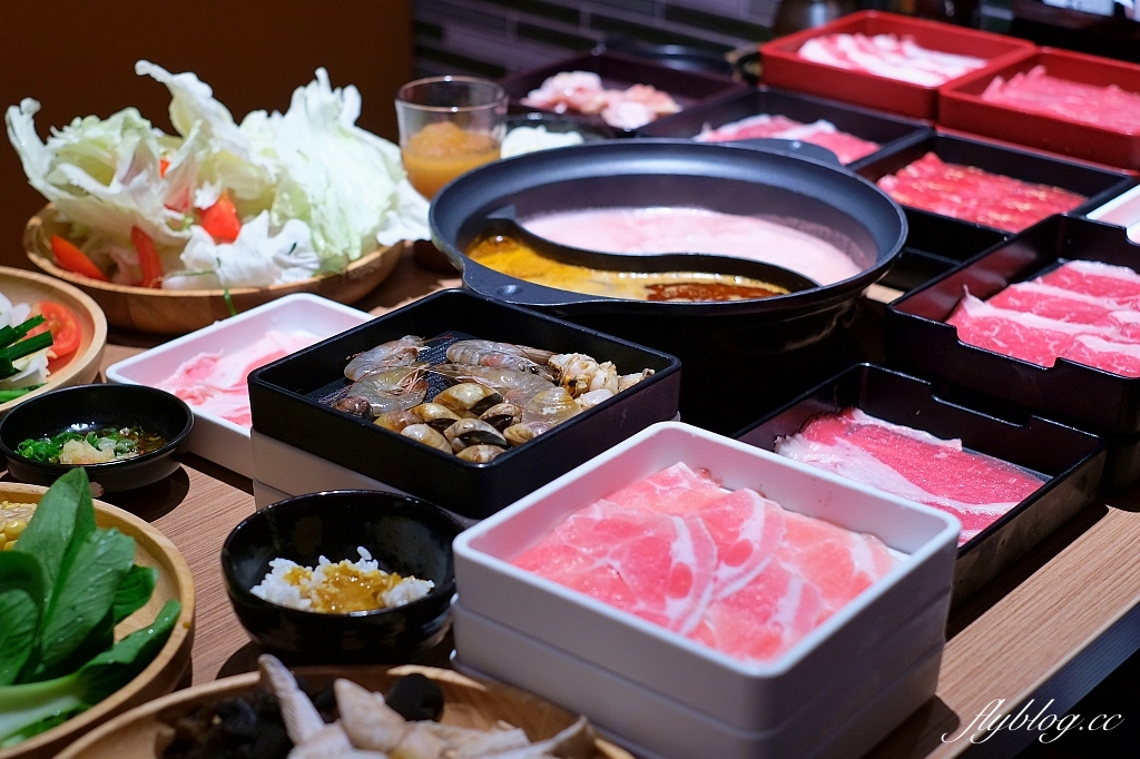 台中東區｜涮之華，498元以上火鍋吃到飽，涮乃葉升級版品牌，Lalaport北館美食推薦 @飛天璇的口袋