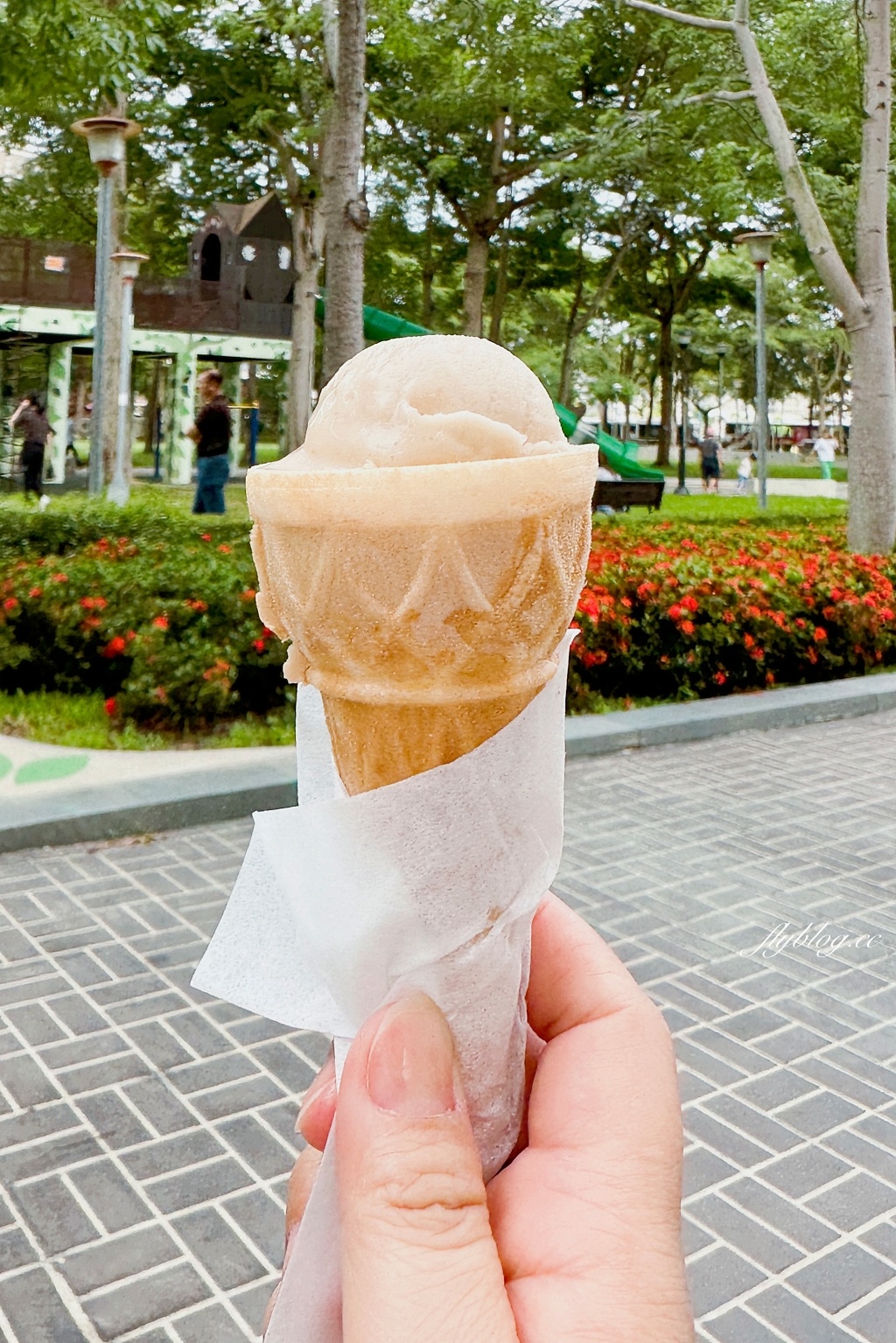 台中南屯｜豐富公園，充滿綠意的共融遊戲場，以穿山甲和樂活樹屋為特色 @飛天璇的口袋