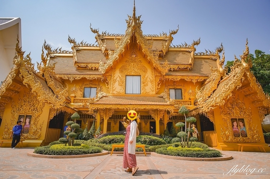 泰國清萊｜清邁一日遊，白廟、黑廟、藍廟和長頸族村，欣賞清萊的建築藝術 @飛天璇的口袋