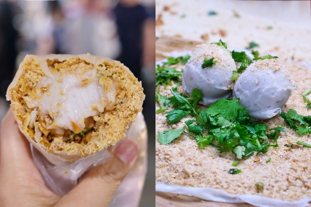 台北中正｜捲捲村花生捲冰淇淋，南機場夜市提拉米蘇花生捲冰淇淋，吃過就知道為何每天大排長龍了 @飛天璇的口袋