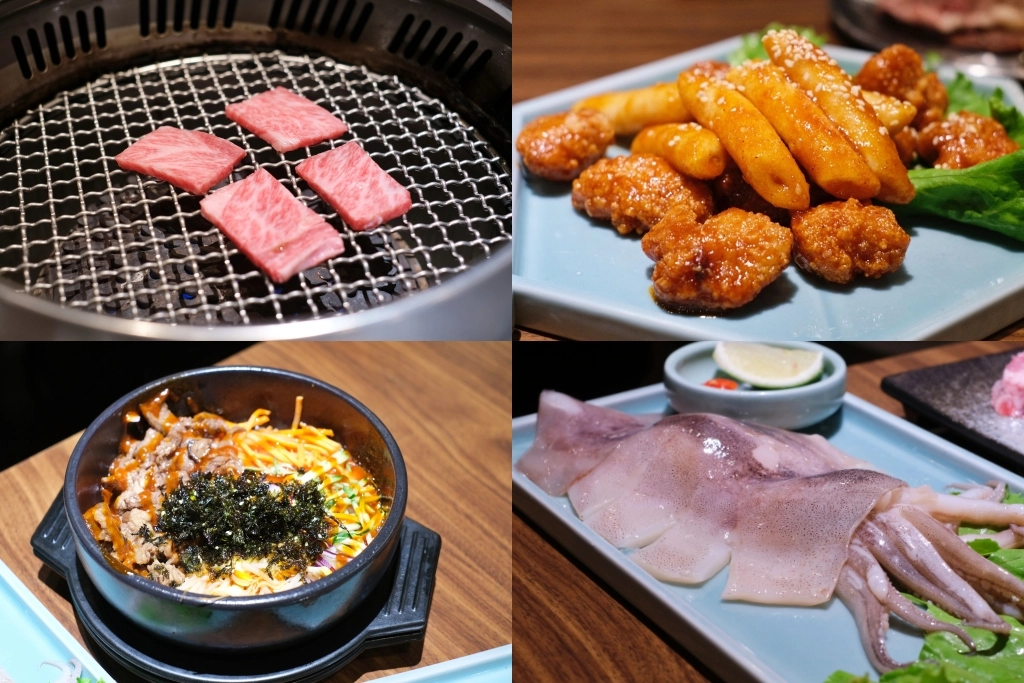 台中東區｜姜滿堂，標榜正宗韓國直火燒肉，生菜小菜自助吧無限續盤(附菜單) @飛天璇的口袋