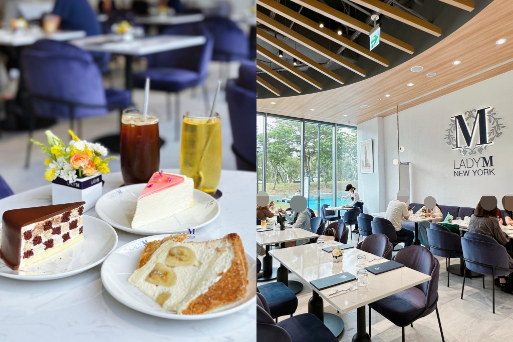 台中東區｜Lady M，來自美國紐約的殿堂級千層蛋糕，台中Lalaport北館美食(附菜單) @飛天璇的口袋