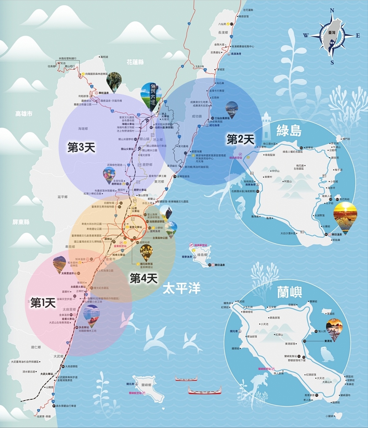 台東旅遊｜台東4天3夜行程規劃，台東這樣玩！美麗蔚藍東海岸盡收眼底 @飛天璇的口袋