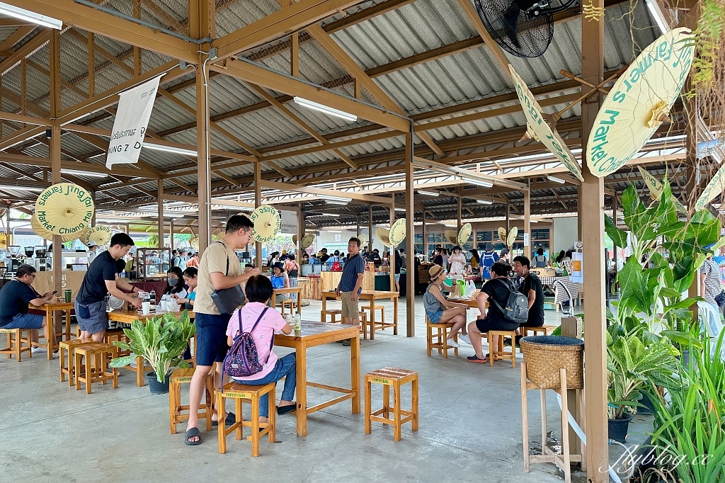 泰國清邁｜Jing Jai Market 真心市集，星期六、日限定尼曼農夫市集，結合文創市集和小農產品 @飛天璇的口袋