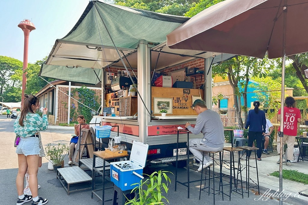 泰國清邁｜Jing Jai Market 真心市集，星期六、日限定尼曼農夫市集，結合文創市集和小農產品 @飛天璇的口袋