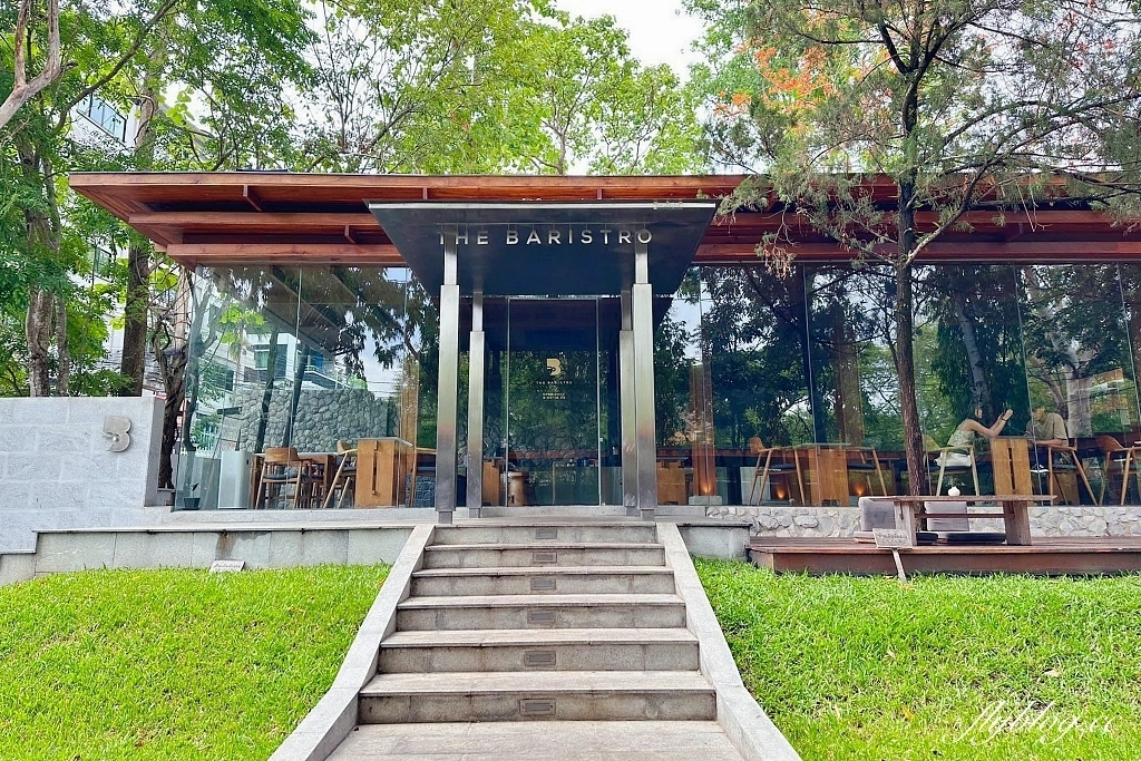 泰國清邁｜The Baristro Asian Style，清邁市郊的玻璃屋咖啡館，充滿日式禪風的建築美學 @飛天璇的口袋