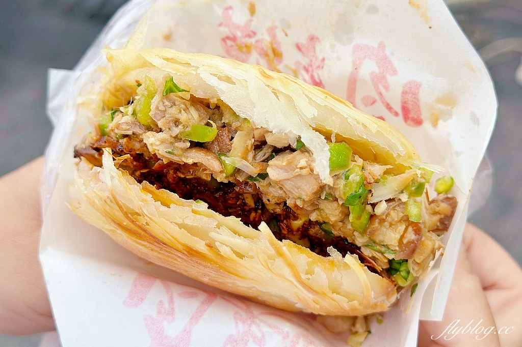 台中南區｜楊記老潼關肉夾饃．大慶夜市排隊美食，陝西來的肉夾饃 @飛天璇的口袋