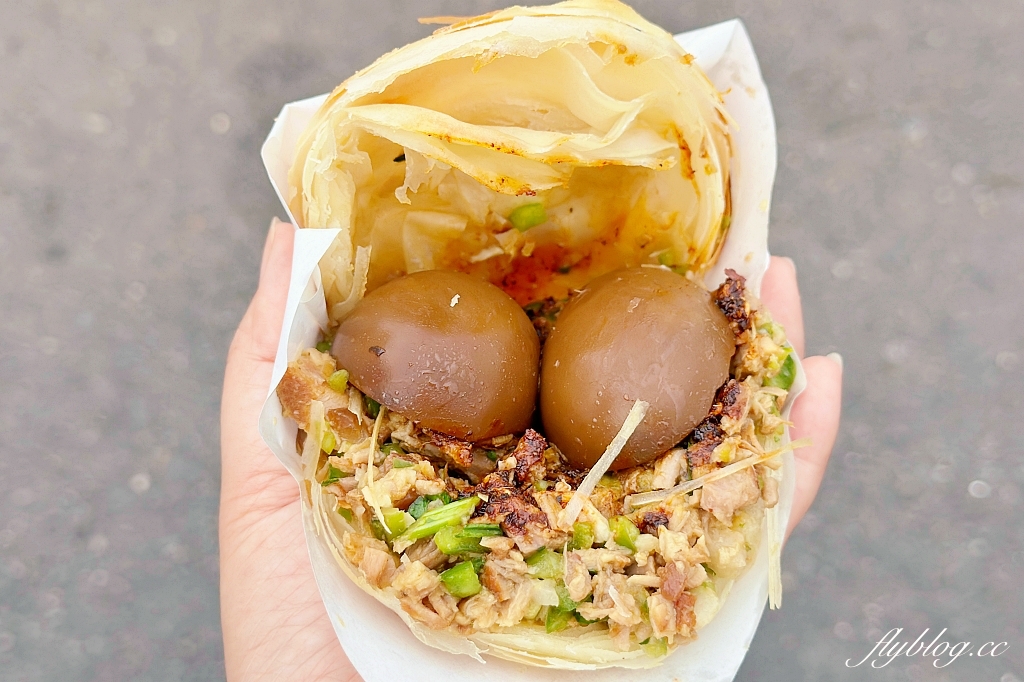 台中南區｜楊記老潼關肉夾饃．大慶夜市排隊美食，陝西來的肉夾饃 @飛天璇的口袋