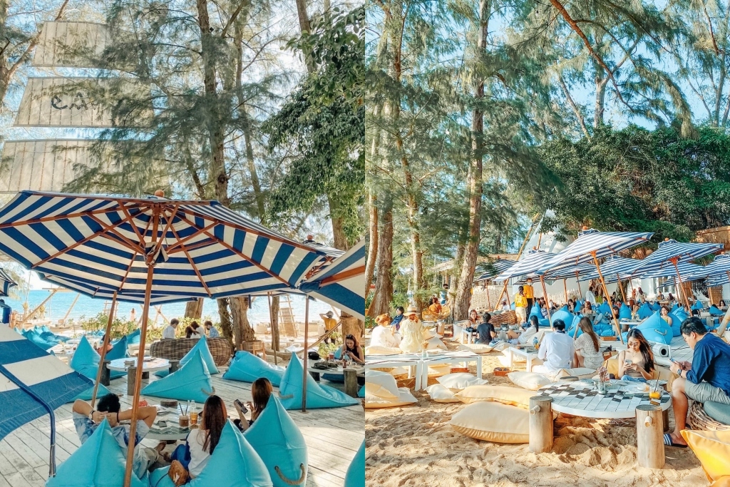 泰國芭達雅｜Cave Beach Club，坐擁中天海景第一排，芭達雅超美洞穴海灘餐廳 @飛天璇的口袋