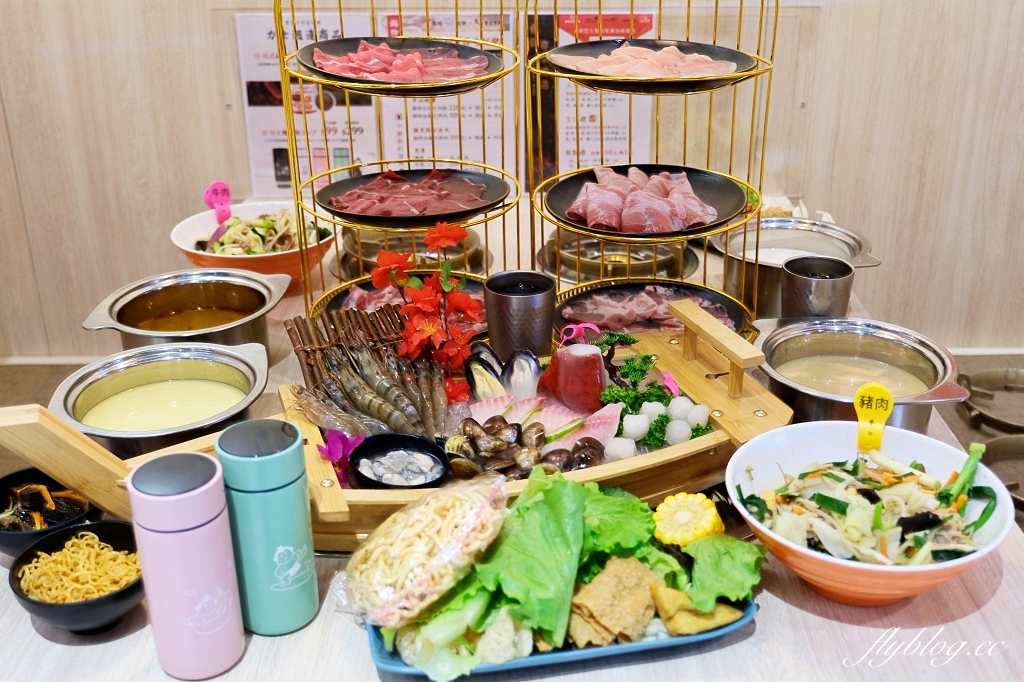 台中北屯｜築崎相撲鍋物，火鍋+蒙古烤肉吃到飽，開幕限定只要278元，超過40種百匯食材無限取用 @飛天璇的口袋