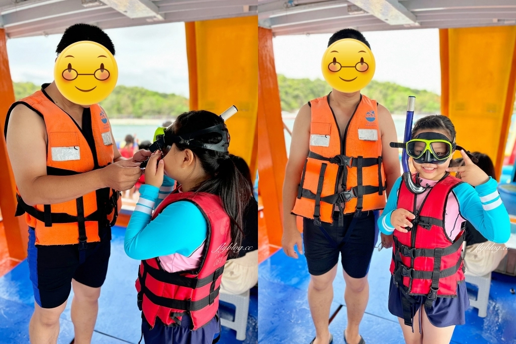 泰國芭達雅｜珊瑚島一日遊，格蘭島水上活動(拖曳傘、香蕉船、水上摩拖車)，空拍照片當天就可以拿 @飛天璇的口袋