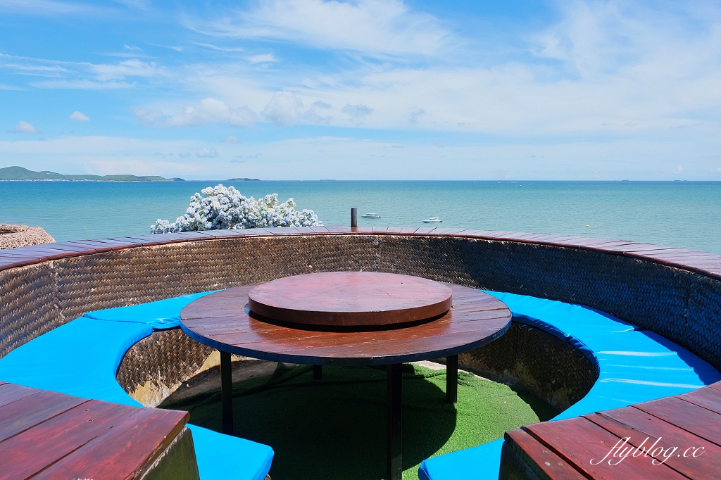 泰國芭達雅｜3 Mermaids．芭達雅超夯三隻美人魚餐廳，坐在鳥巢欣賞蔚藍海景 @飛天璇的口袋