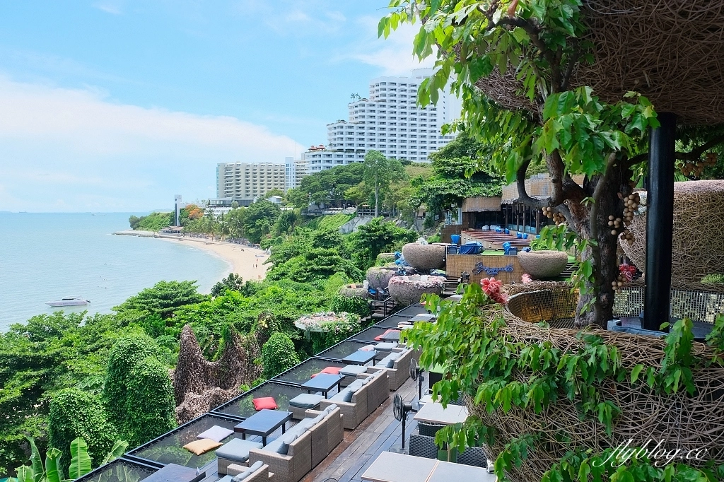 泰國芭達雅｜3 Mermaids．芭達雅超夯三隻美人魚餐廳，坐在鳥巢欣賞蔚藍海景 @飛天璇的口袋