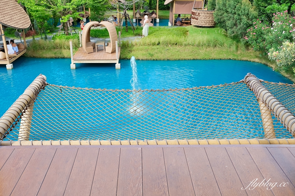 泰國曼谷｜Bubble in the Forest．網紅必拍馬爾地夫風情餐廳，漂浮在水上的小木屋 @飛天璇的口袋