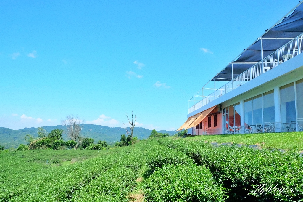 桃園復興｜山月茶屋．坐擁整片茶園景觀，純白透明落地窗建築 @飛天璇的口袋