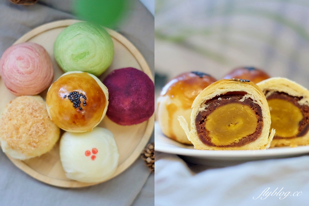 台南北區｜咿吉麵包坊．台南隱藏版蛋黃酥，流芯款的小月餅禮盒，週休二日的麵包店 @飛天璇的口袋