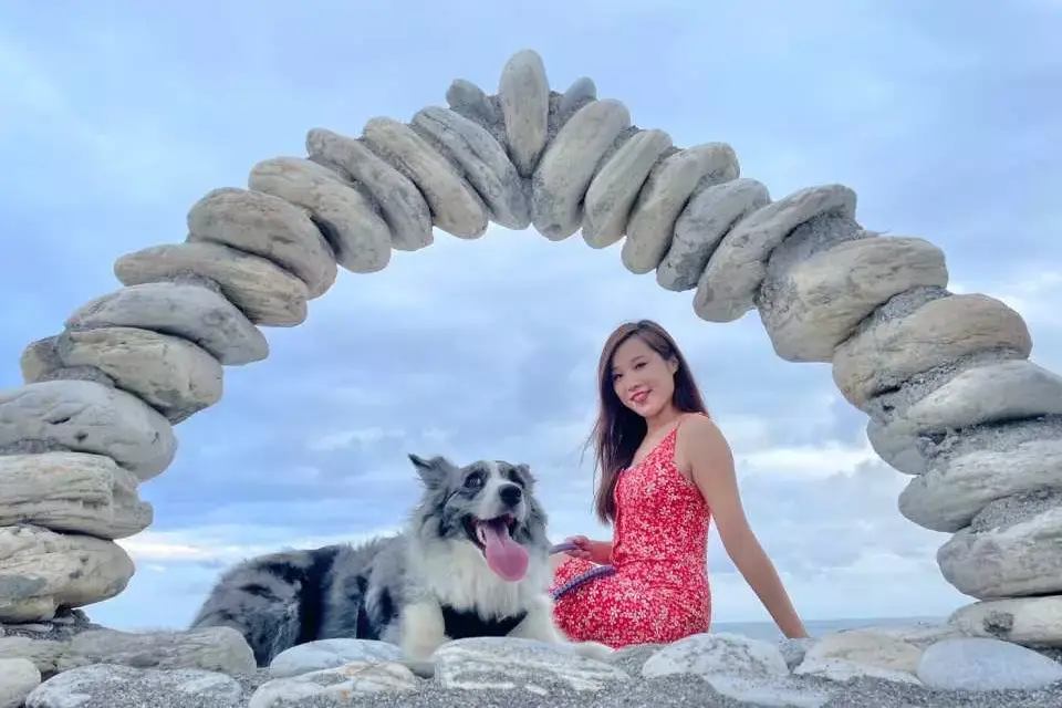 花蓮新城｜曼波海灘．花蓮看海秘境，可以玩石頭疊疊樂 @飛天璇的口袋