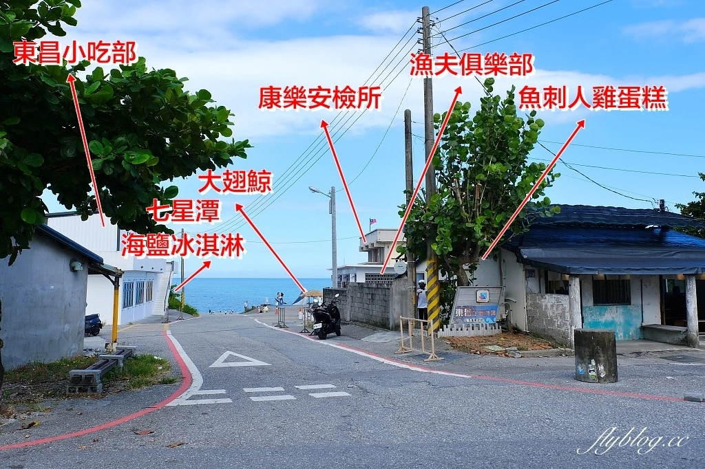 花蓮新城｜七星潭海鹽冰淇淋．花蓮魚刺人雞蛋糕對面，充滿沖繩風情的冰淇淋店 @飛天璇的口袋