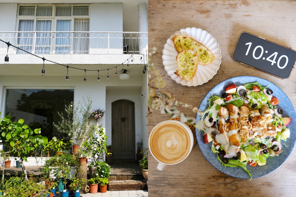 台中西區｜C garden & uniti．國美館鄉村風咖啡館，結合早午餐和髮廊 @飛天璇的口袋