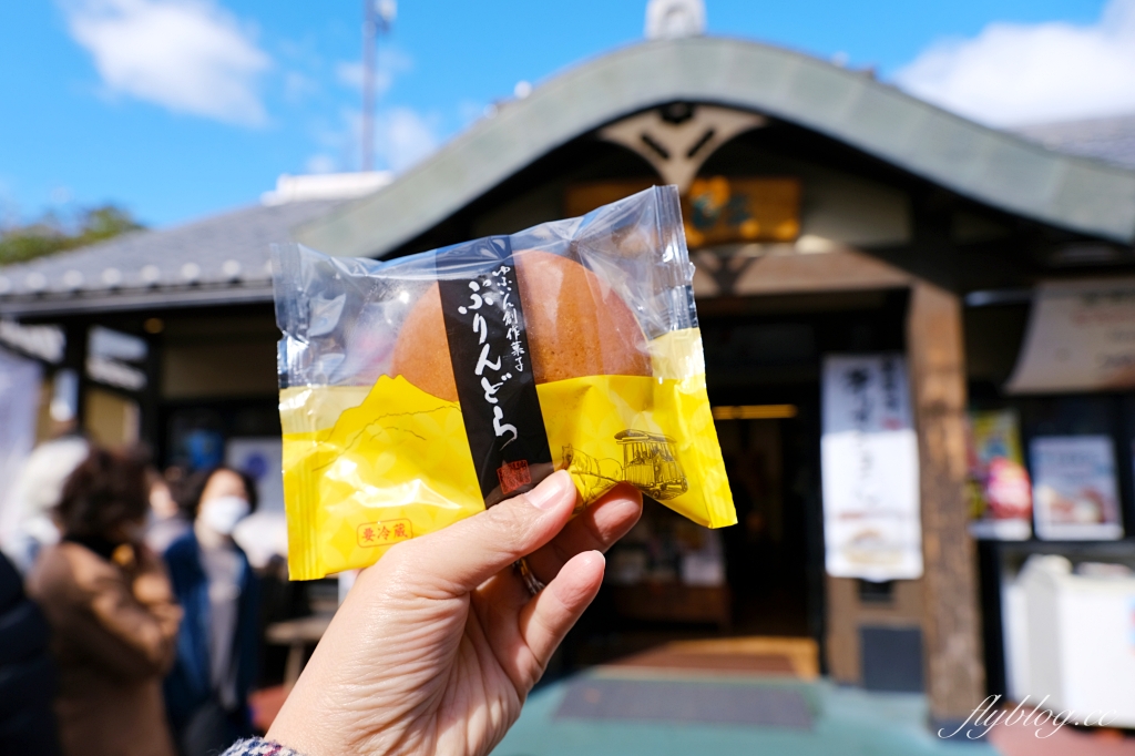 日本大分｜花麹菊家．由布院必吃布丁銅鑼燒，超人氣商品一賣近20年 @飛天璇的口袋