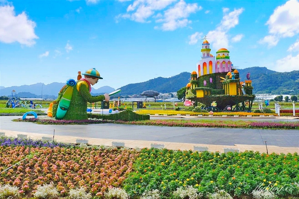 2023新社花海｜2023台中國際花毯節．全台首座漂浮花都，11/11~12/03登場 @飛天璇的口袋