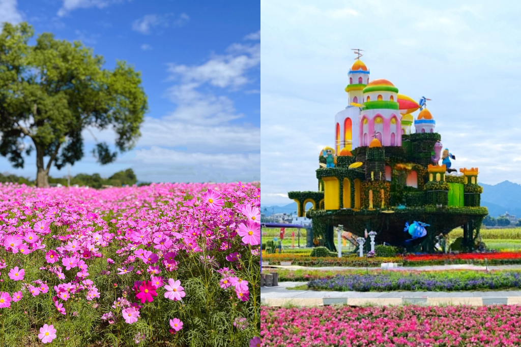 2023新社花海｜2023台中國際花毯節．全台首座漂浮花都，11/11~12/03登場 @飛天璇的口袋