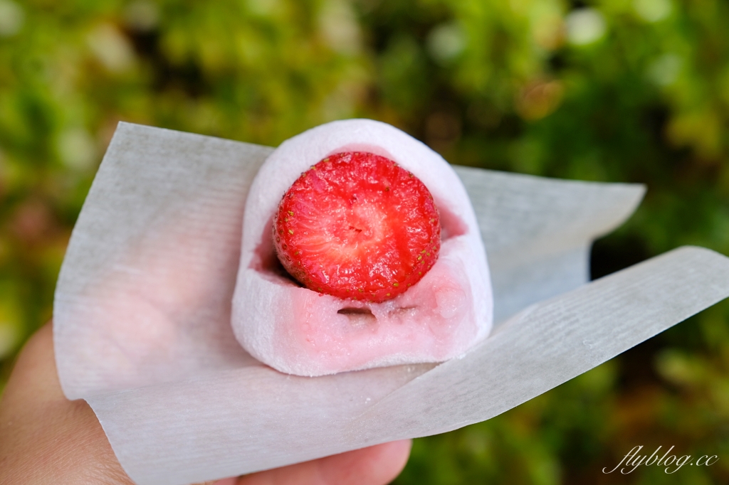 日本大分｜京丹波草莓大福．京都錦市場人氣美食，由布院湯之坪也吃得到 @飛天璇的口袋