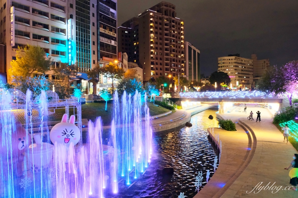 台中旅遊｜2023柳川藍帶水岸．台中耶誕嘉年華，與LINE FRIENDS一同繽紛歡樂 @飛天璇的口袋