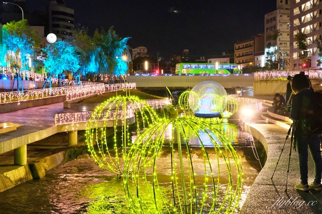 台中旅遊｜2023柳川藍帶水岸．台中耶誕嘉年華，與LINE FRIENDS一同繽紛歡樂 @飛天璇的口袋