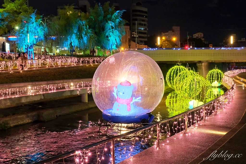 台中旅遊｜2023柳川藍帶水岸．台中耶誕嘉年華，與LINE FRIENDS一同繽紛歡樂 @飛天璇的口袋
