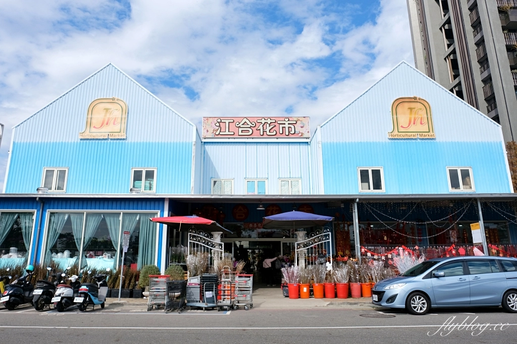台中南屯｜江合花市．台中花市盆栽植物花卉器材，過年過節買花的好地方 @飛天璇的口袋