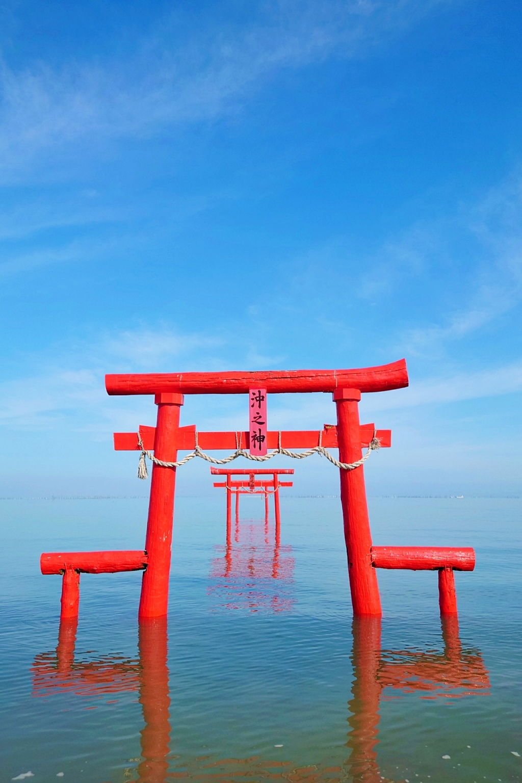 日本佐賀｜大魚神社．太良町絕美海上鳥居，佐賀隱藏版景點 @飛天璇的口袋