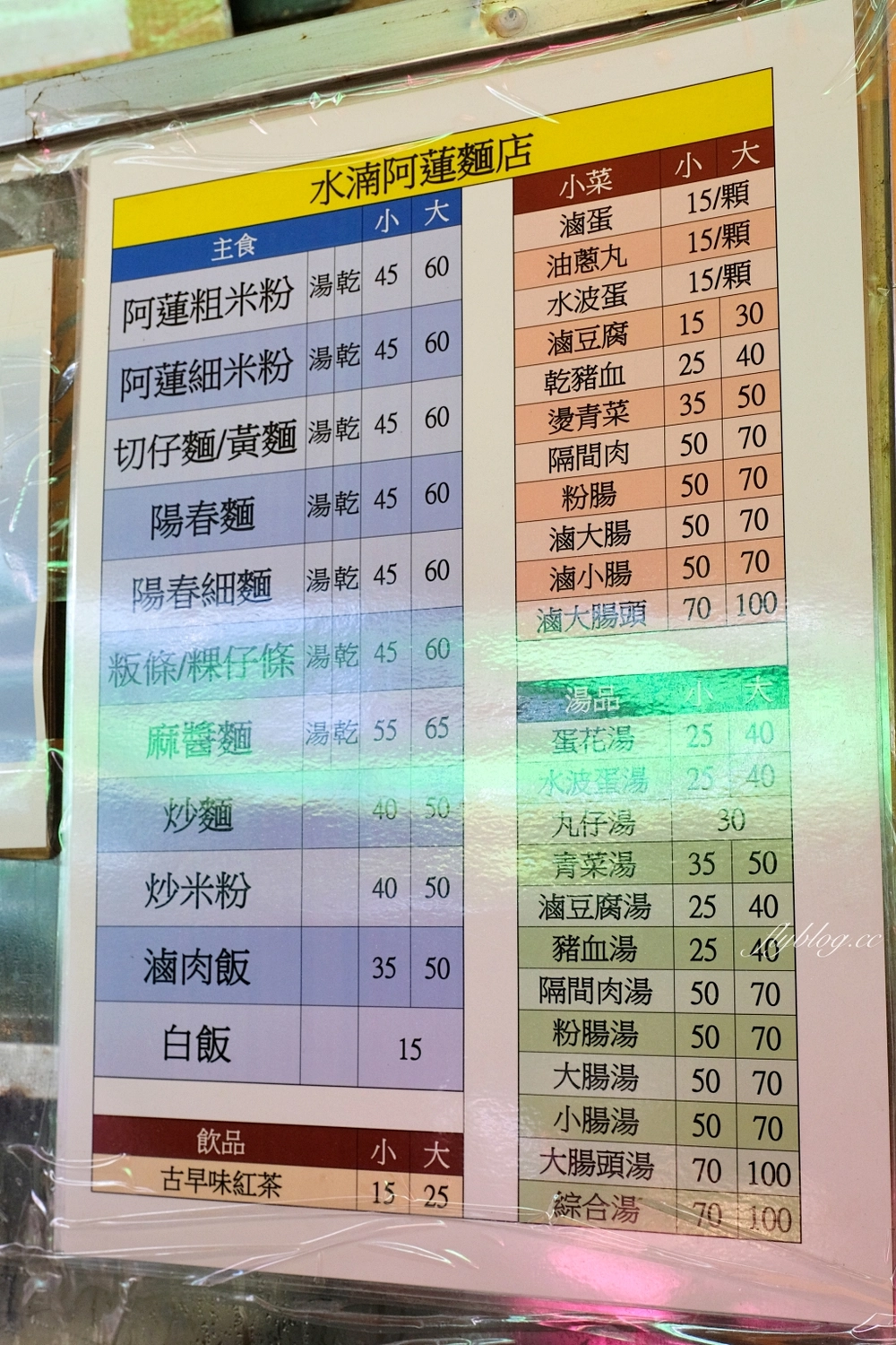 台中西屯｜阿蓮麵店．水湳市場60年美食，環境不佳餐點實在 @飛天璇的口袋