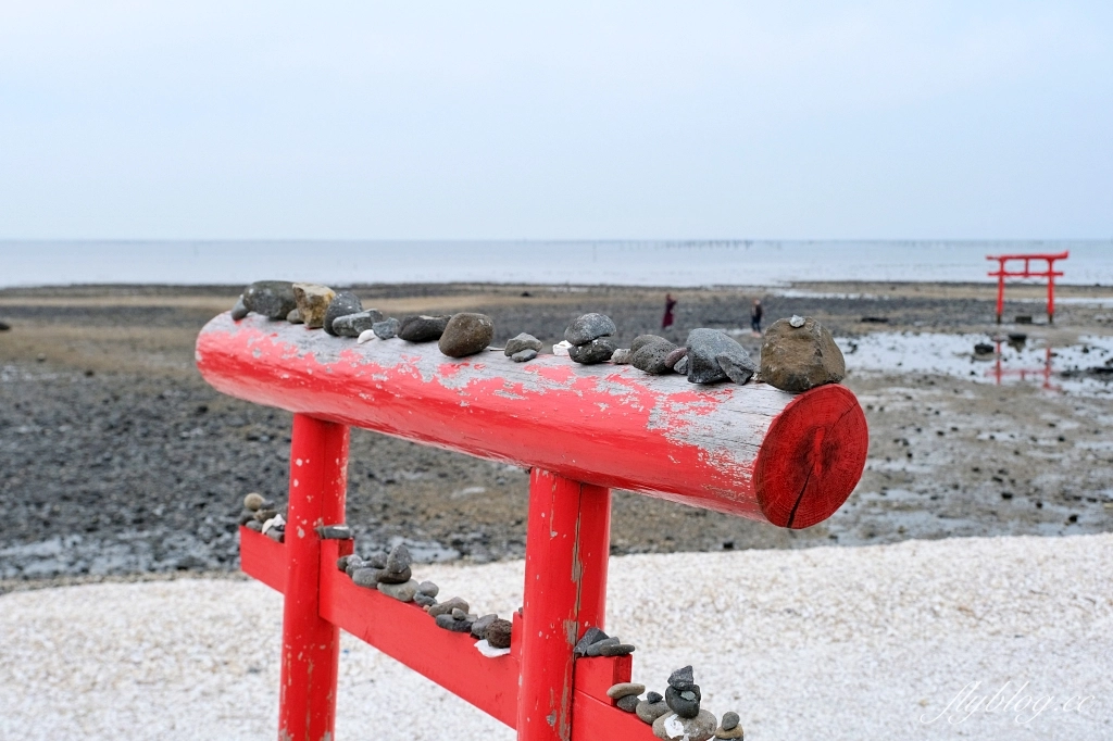日本佐賀｜大魚神社．太良町絕美海上鳥居，佐賀隱藏版景點 @飛天璇的口袋