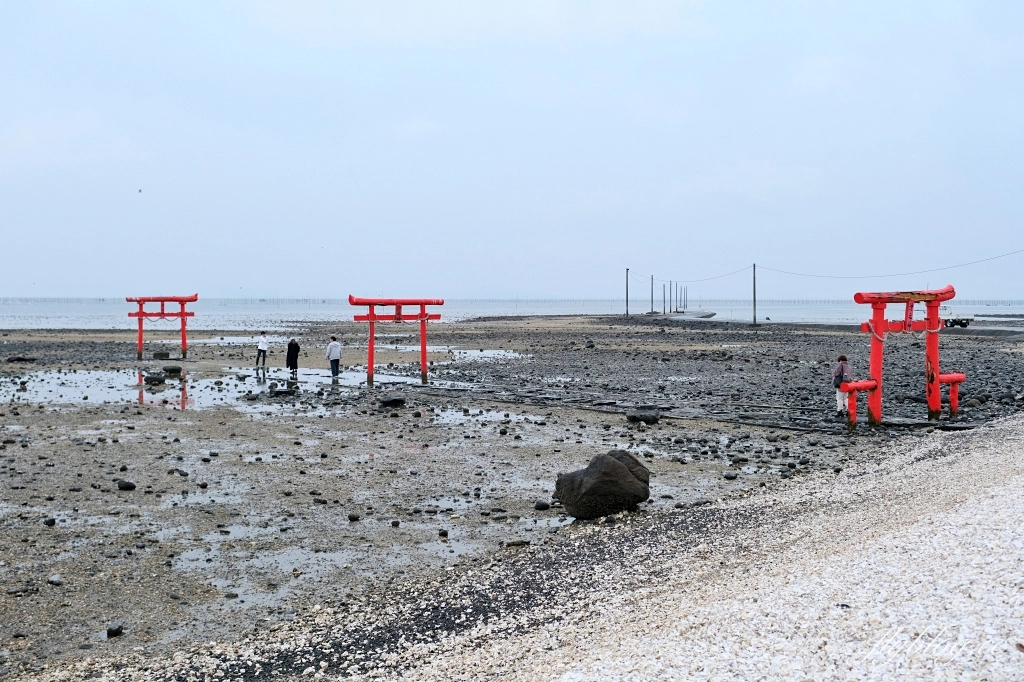 日本佐賀｜大魚神社．太良町絕美海上鳥居，佐賀隱藏版景點 @飛天璇的口袋