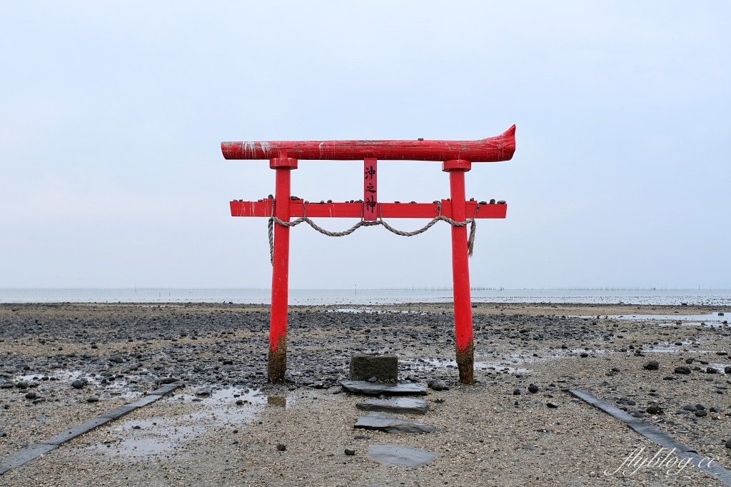 日本佐賀｜大魚神社．太良町絕美海上鳥居，佐賀隱藏版景點 @飛天璇的口袋