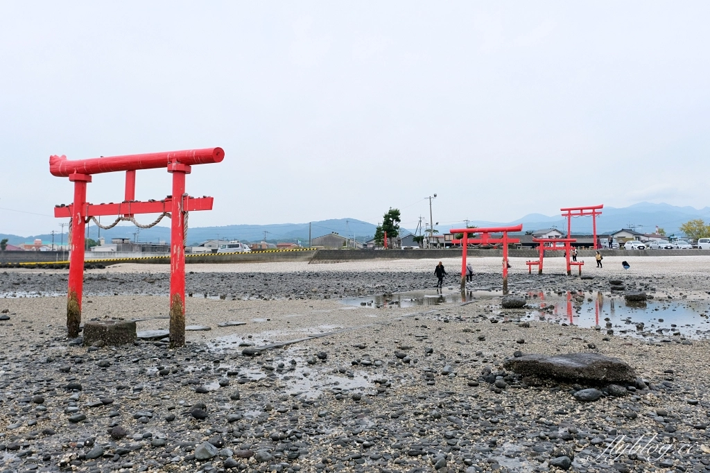 日本佐賀｜大魚神社．太良町絕美海上鳥居，佐賀隱藏版景點 @飛天璇的口袋