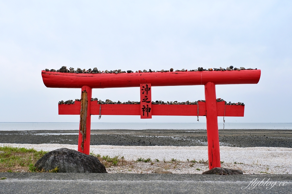 日本佐賀｜大魚神社．太良町絕美海上鳥居，佐賀隱藏版景點 @飛天璇的口袋