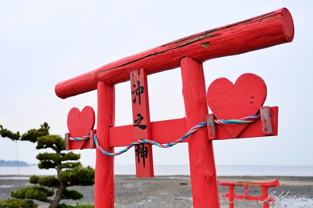 日本佐賀｜大魚神社．太良町絕美海上鳥居，佐賀隱藏版景點 @飛天璇的口袋