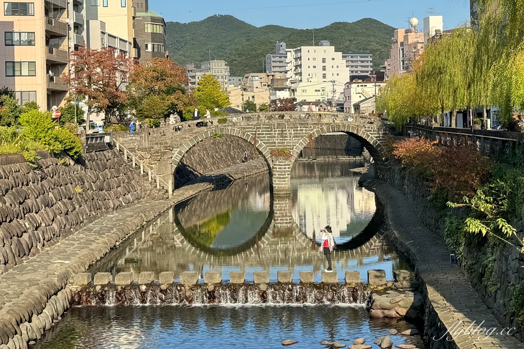 日本長崎｜眼鏡橋．日本最古老的拱形石橋．日本三大名橋尋找愛心石 @飛天璇的口袋