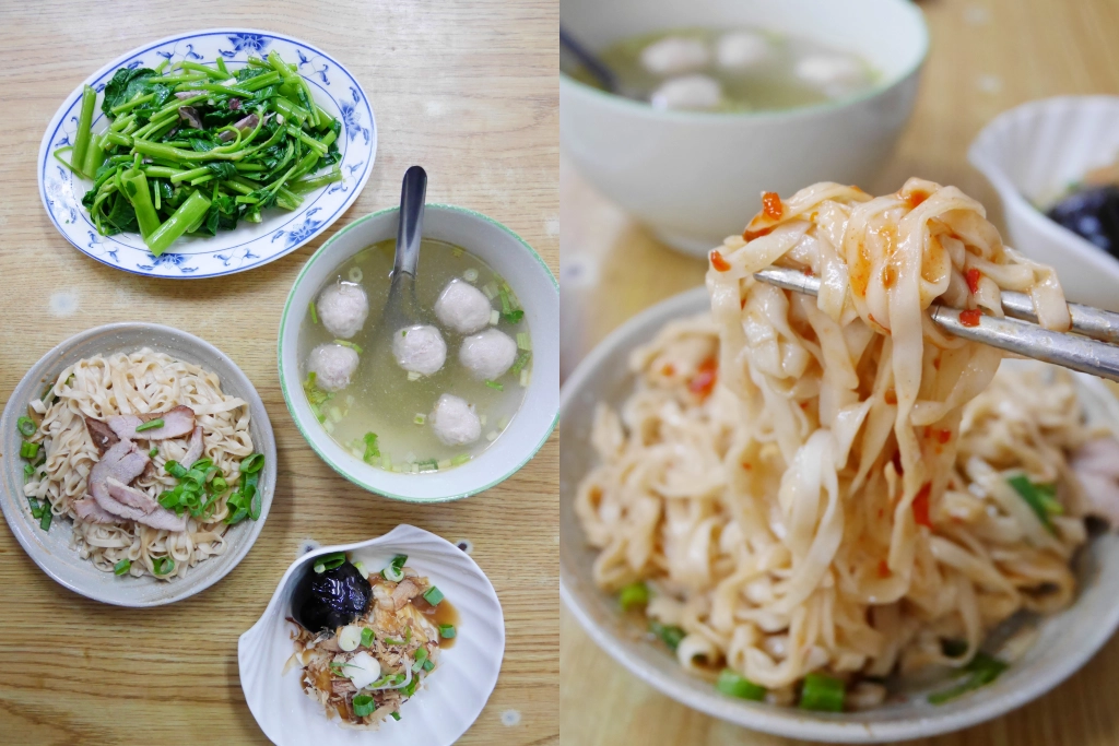 台中北屯｜興安路上外省麵．店家自製麵條，必點好吃滷味 @飛天璇的口袋