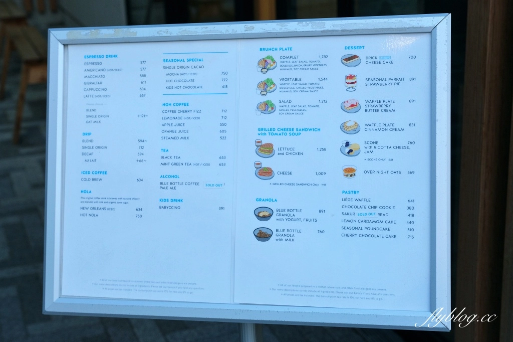 日本東京｜Blue Bottle Coffee 藍瓶咖啡 澀谷店．全世界首間座落於公園內的藍瓶咖啡 @飛天璇的口袋