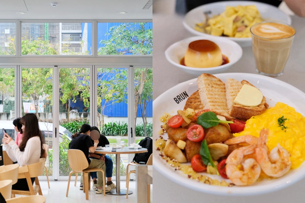 台中南屯｜BRUN不然 文心森林店．台北人氣早午餐進駐台中UR LIVING商場 @飛天璇的口袋
