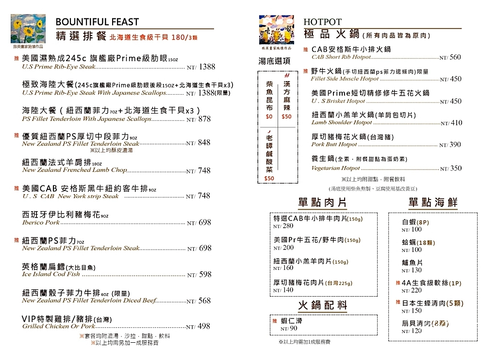 彰化北斗｜家園藝術咖啡牛排館．北斗40年景觀餐廳，牛排火鍋都吃得到 @飛天璇的口袋