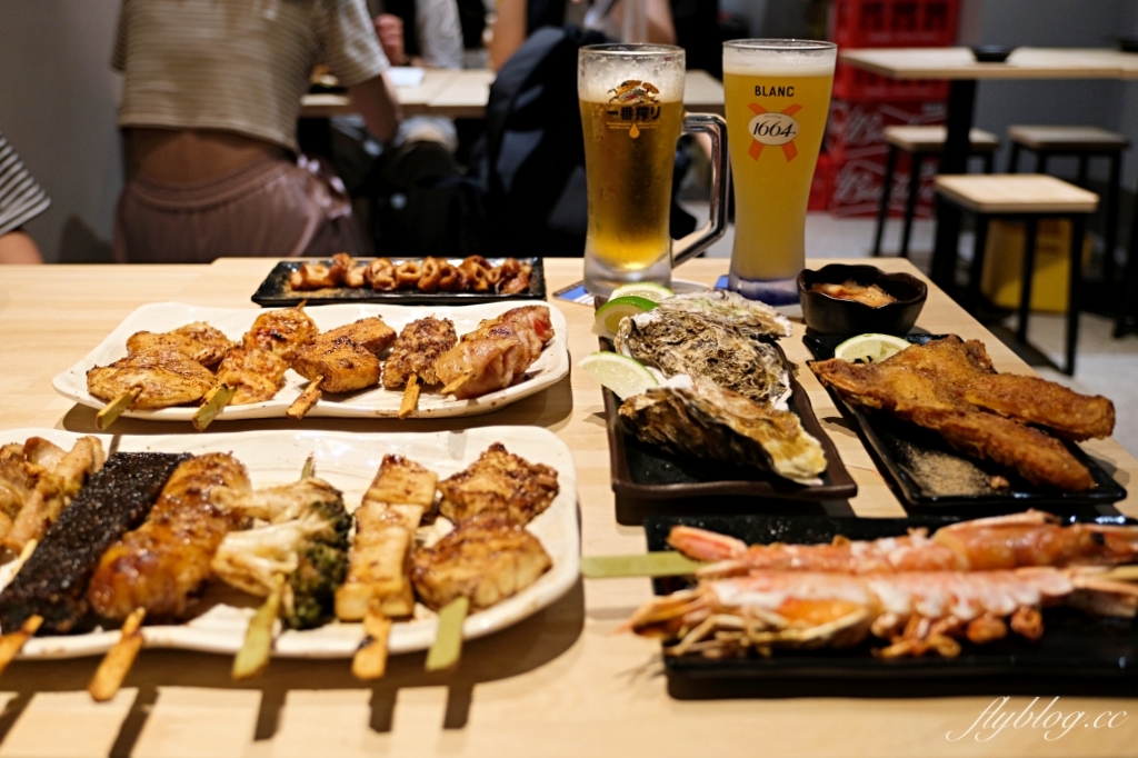 台中西屯｜柒息地串燒居酒屋逢甲店．串燒只要15元起！柒串燒二代店，不用再跑台北 @飛天璇的口袋