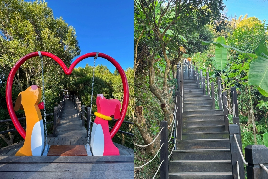 台中北屯｜大坑9號步道．觀音亭休憩平台開放了，遠眺山林綠意和台中市景 @飛天璇的口袋