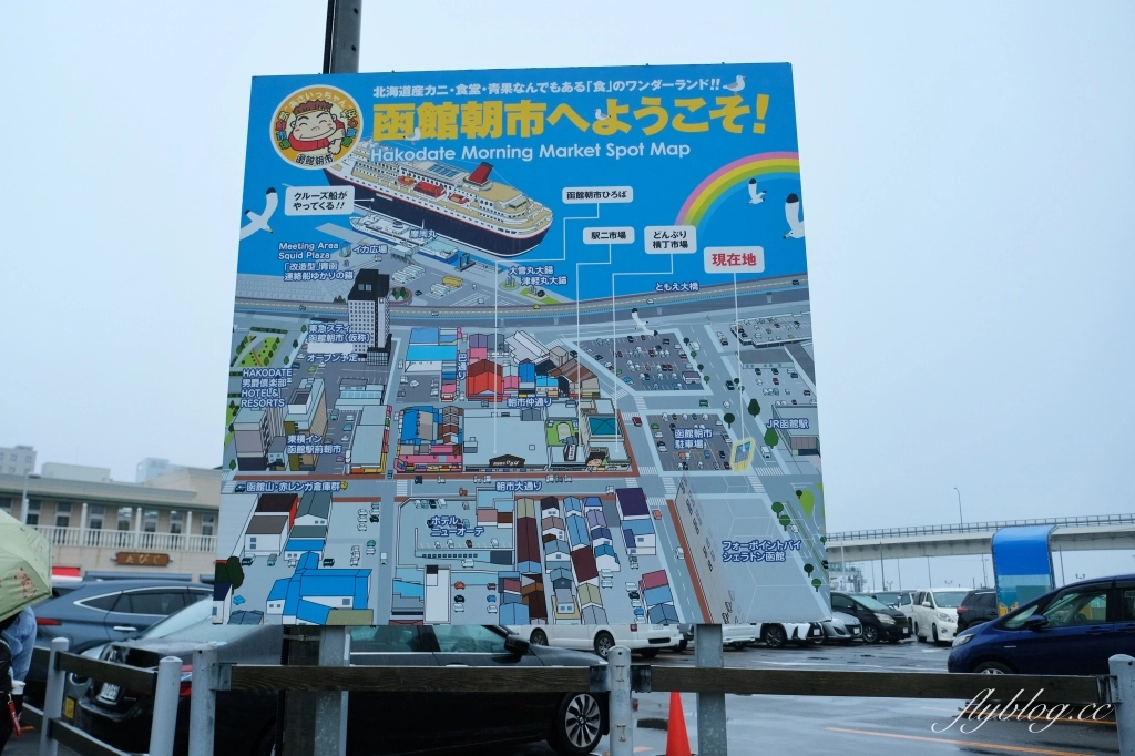 日本北海道｜函館朝市．早餐吃得到帝王蟹，海鮮丼新鮮便宜又好吃 @飛天璇的口袋