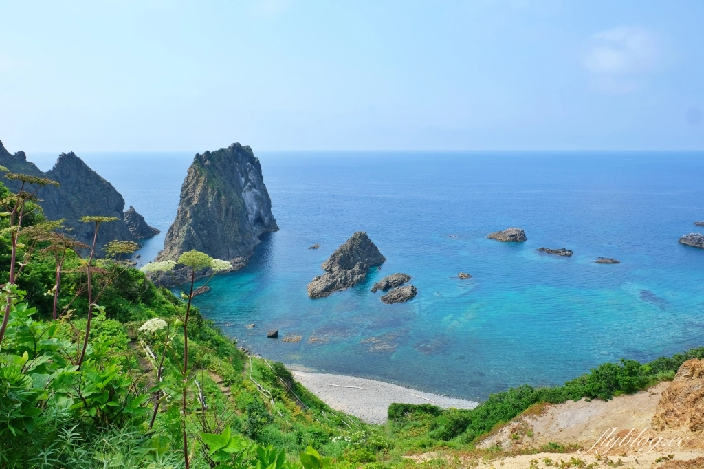 日本北海道｜島武意海岸．日本海岸百選，欣賞積丹藍絕景 @飛天璇的口袋