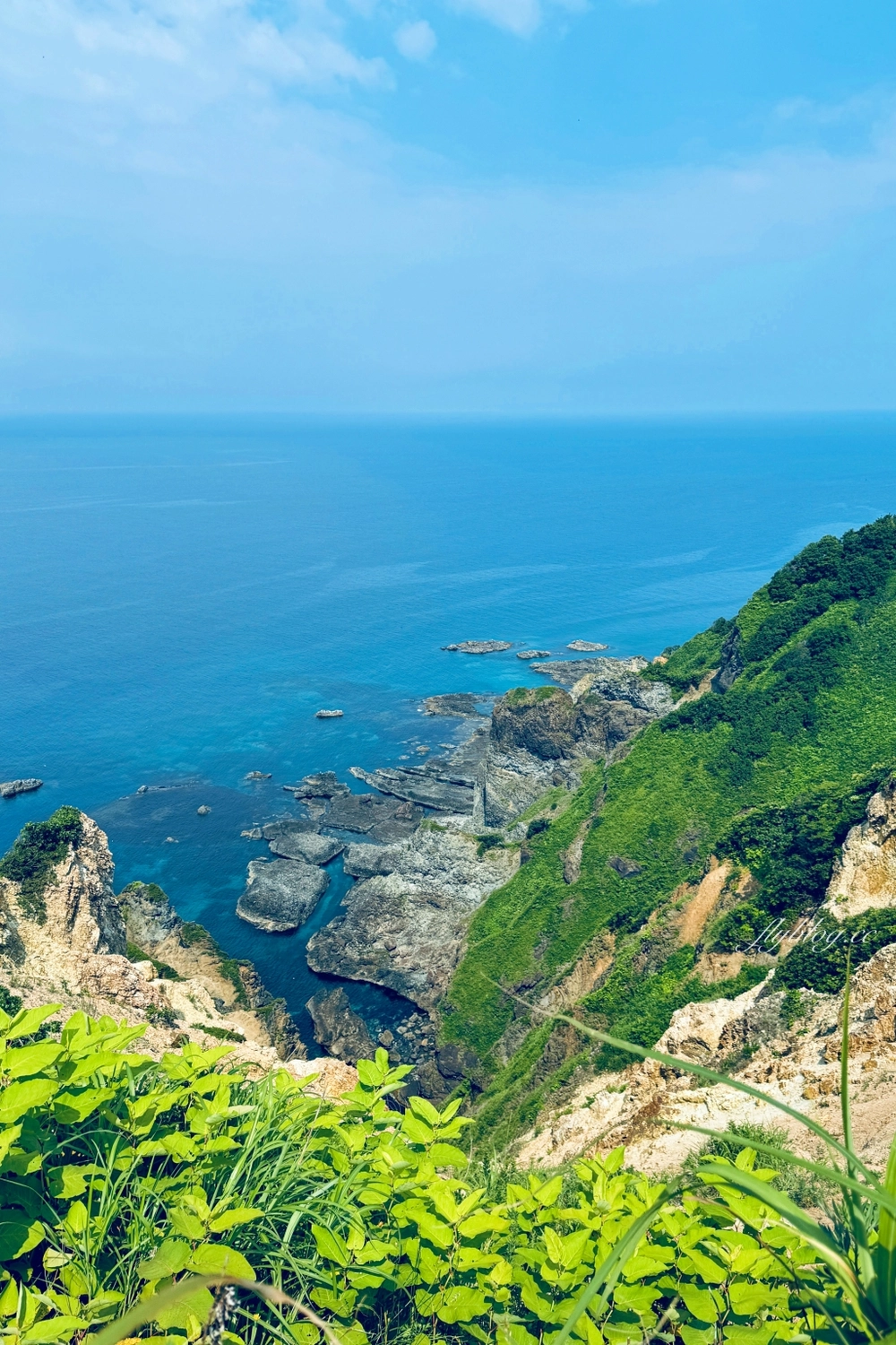 日本北海道｜島武意海岸．日本海岸百選，欣賞積丹藍絕景 @飛天璇的口袋