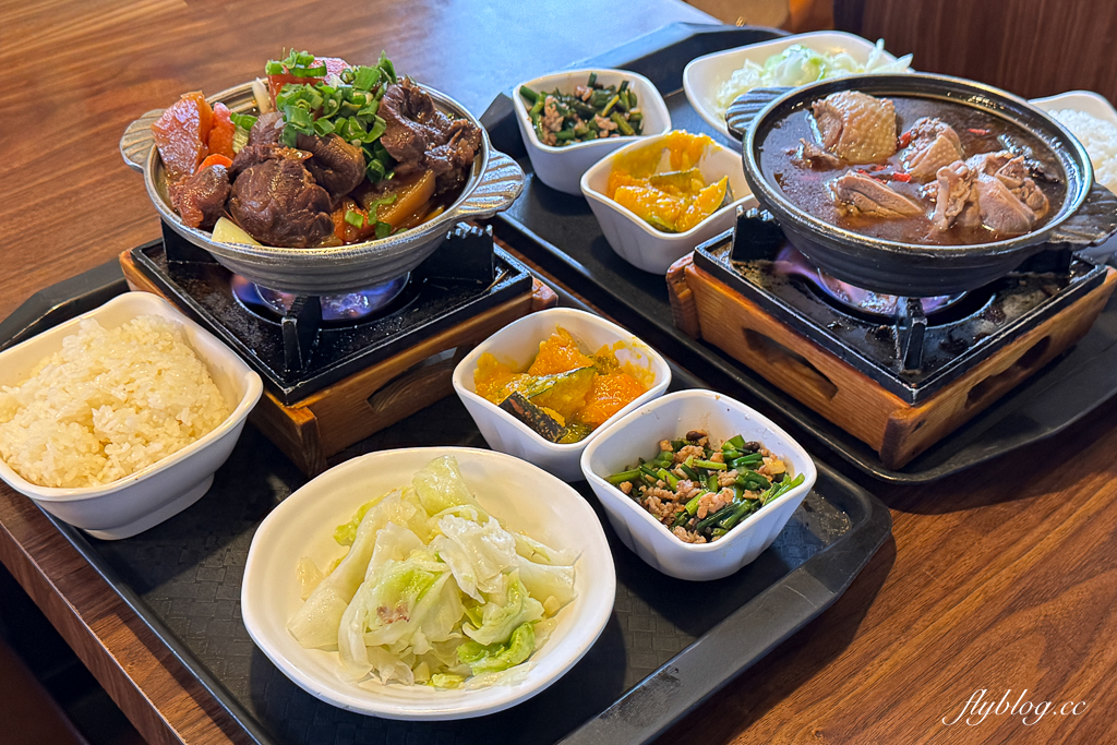 台中北區｜雙漁堂複合式餐廳．中國醫藥大學附近美食，必點麻油雞和牛肉煲 @飛天璇的口袋